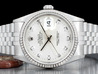 Rolex Datejust 36 Argento Jubilee 16234 Silver Lining Diamanti 